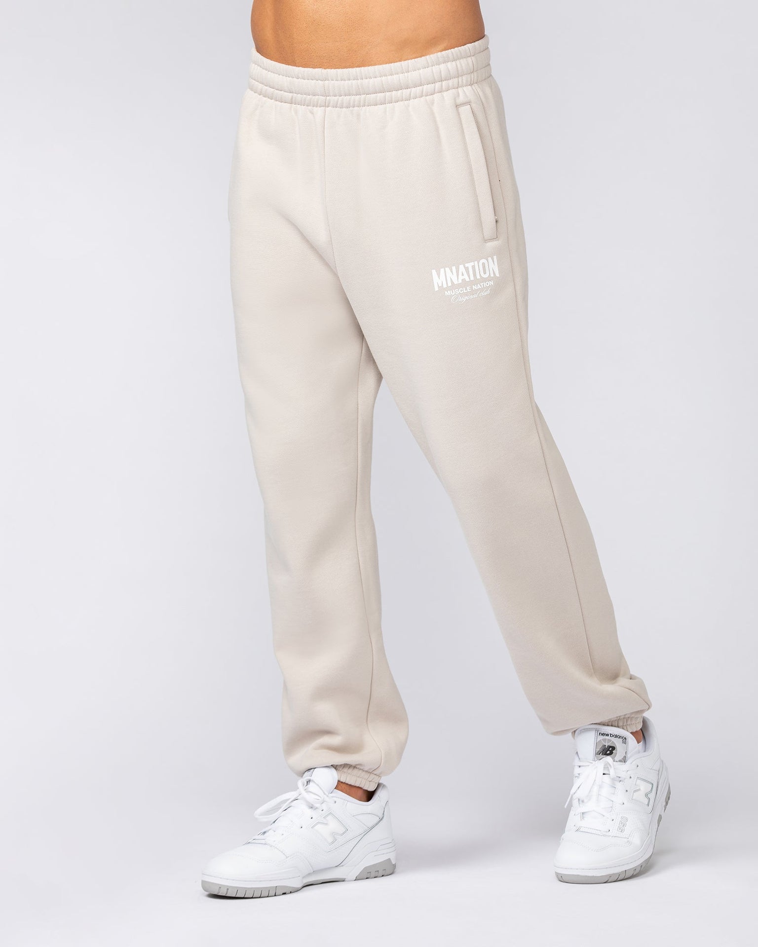 Heritage Trackies - Cream-Bottoms-S-032502CREAM-S-MNAPPRL41356-2-Muscle Nation