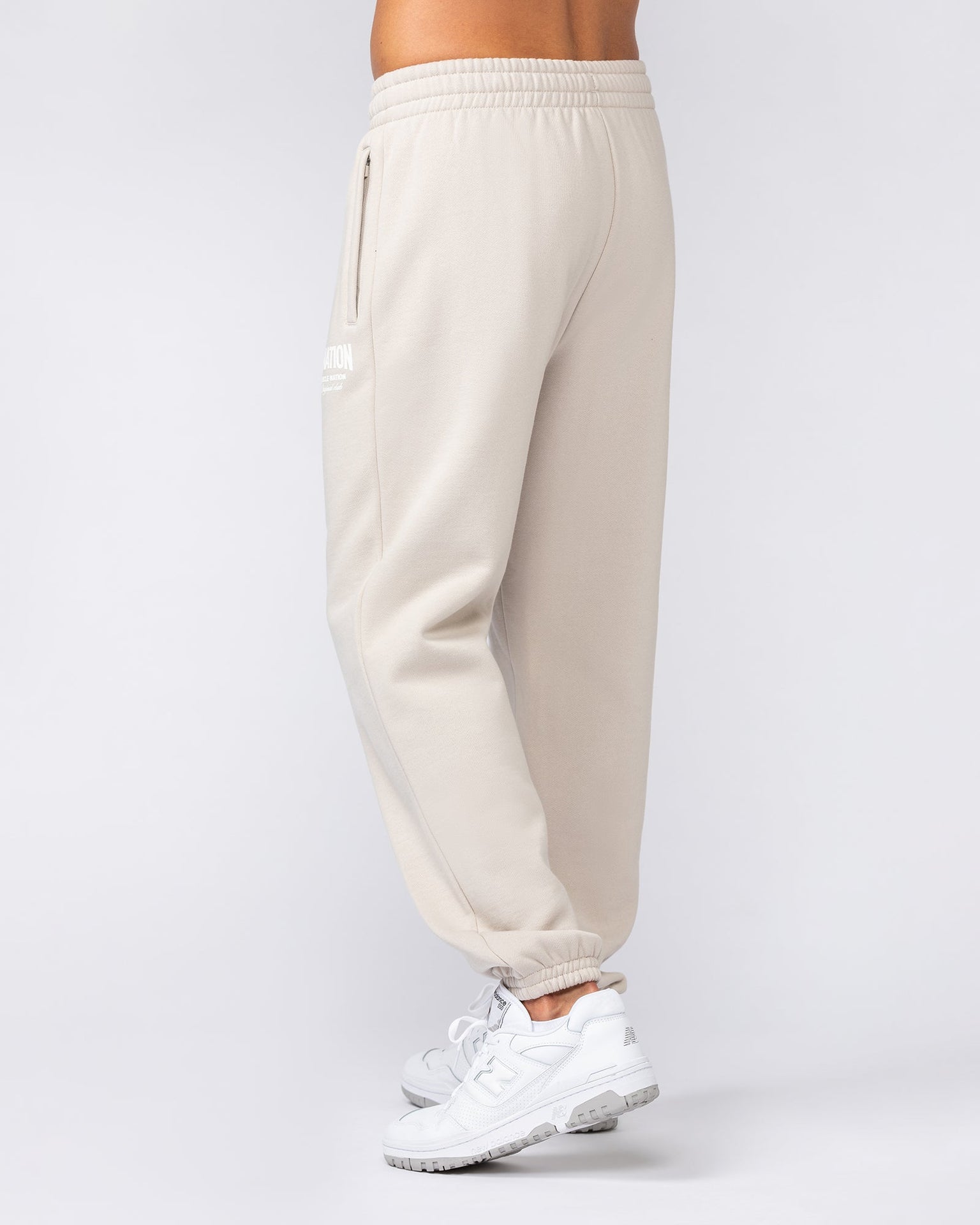 Heritage Trackies - Cream-Bottoms-S-032502CREAM-S-MNAPPRL41356-3-Muscle Nation