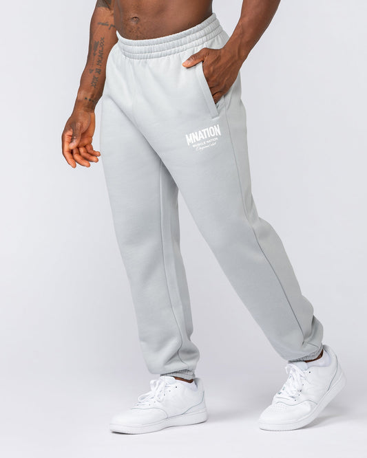 Heritage Trackies - Light Grey-Bottoms-S-032502LTGRY-S-MNAPPRL41363-1-Muscle Nation