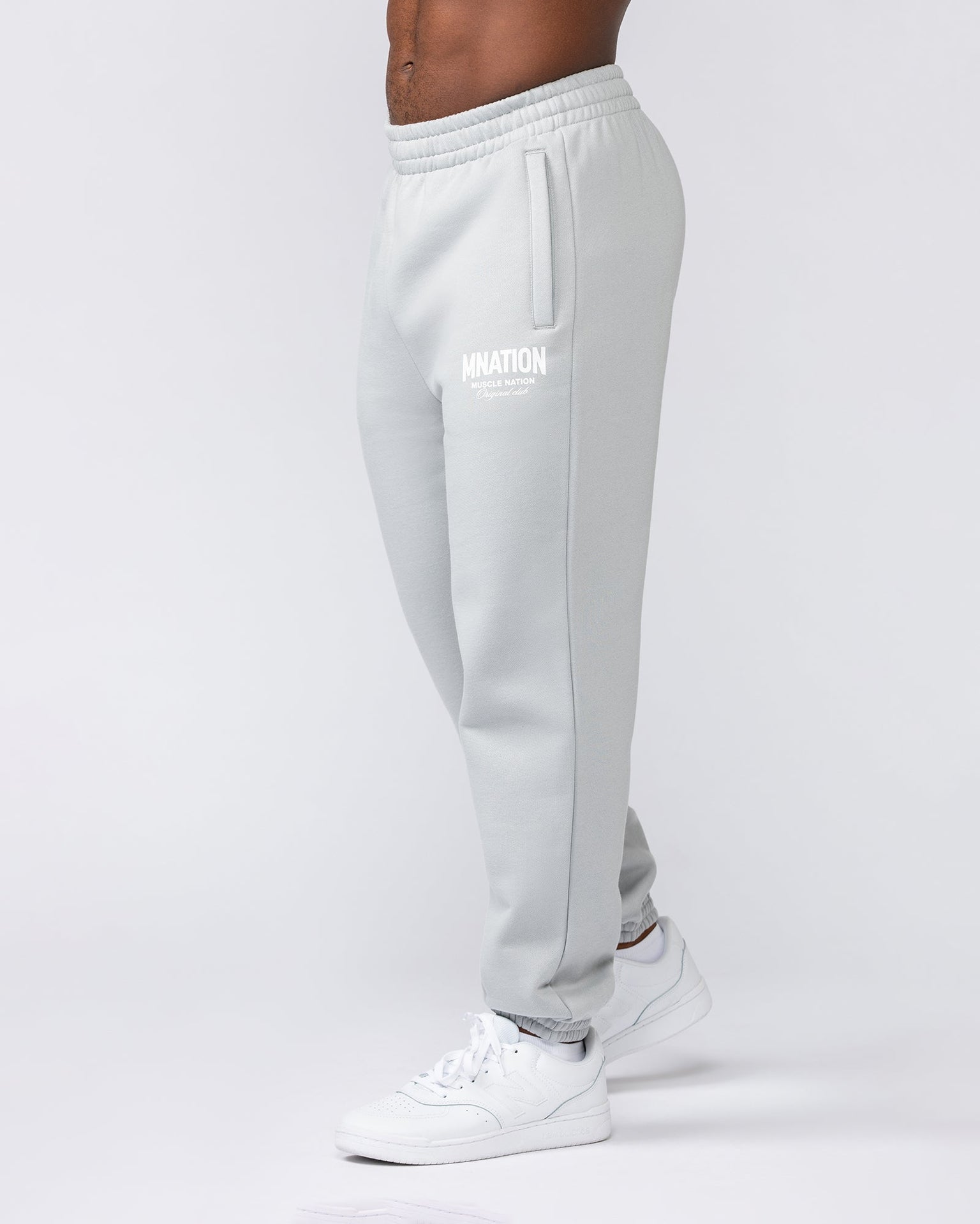 Heritage Trackies - Light Grey-Bottoms-S-032502LTGRY-S-MNAPPRL41363-3-Muscle Nation