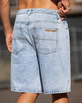Street Denim Jorts - Washed Denim