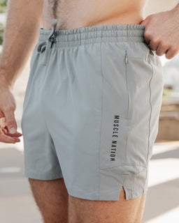 Streamline Training 3" Shorts - Jet Grey-Shorts-S-042524JETGRY-S-MNAPPRL42479-1-Muscle Nation