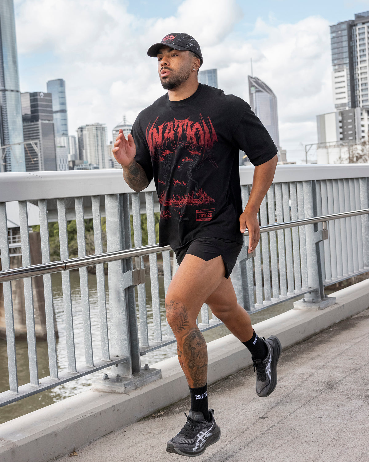 Hell Mile Running Tee - Black