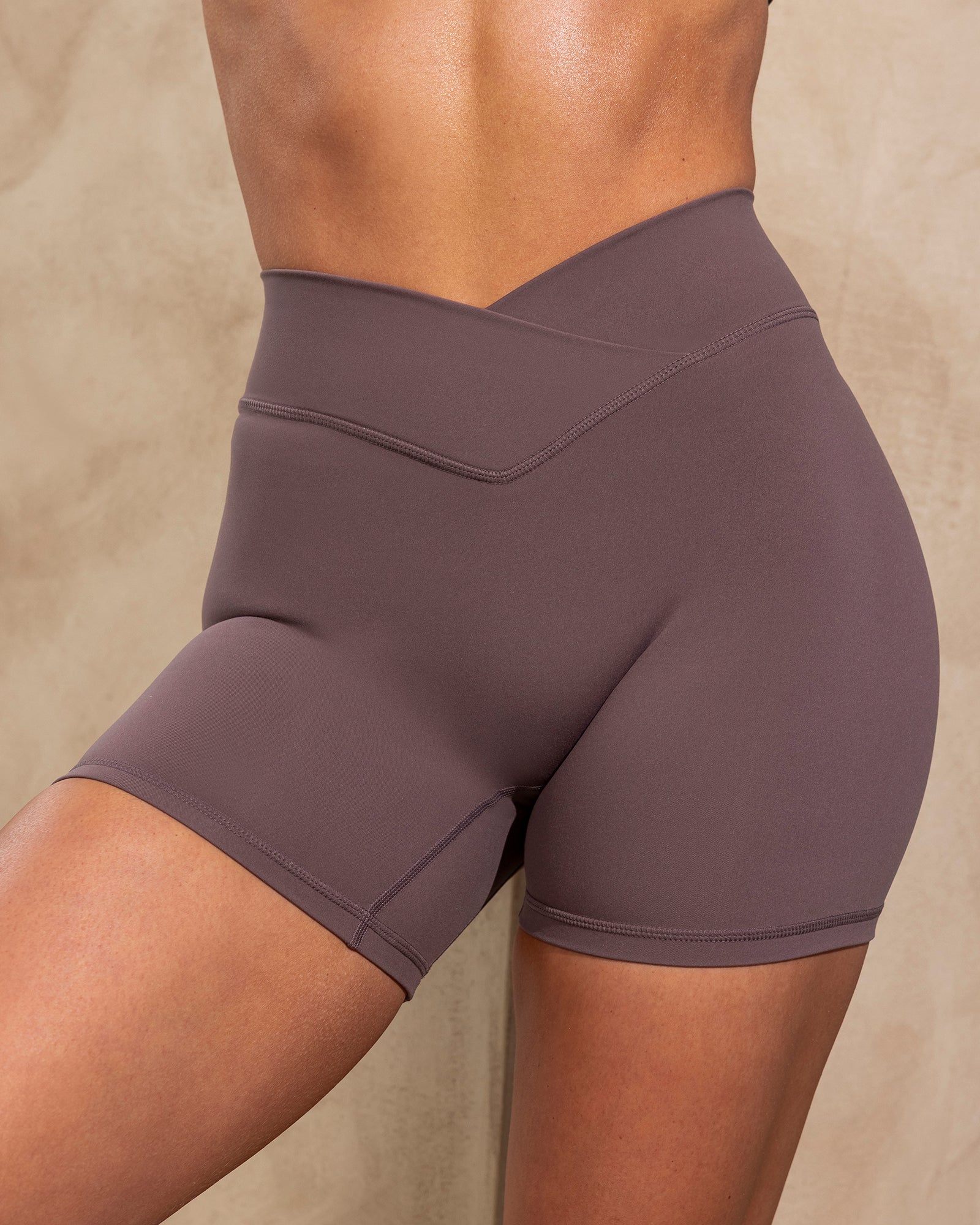 Liberty Wrap Bike Shorts - Umber