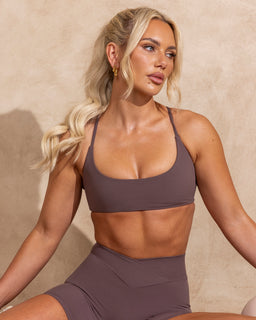 Minimal Bralette - Umber
