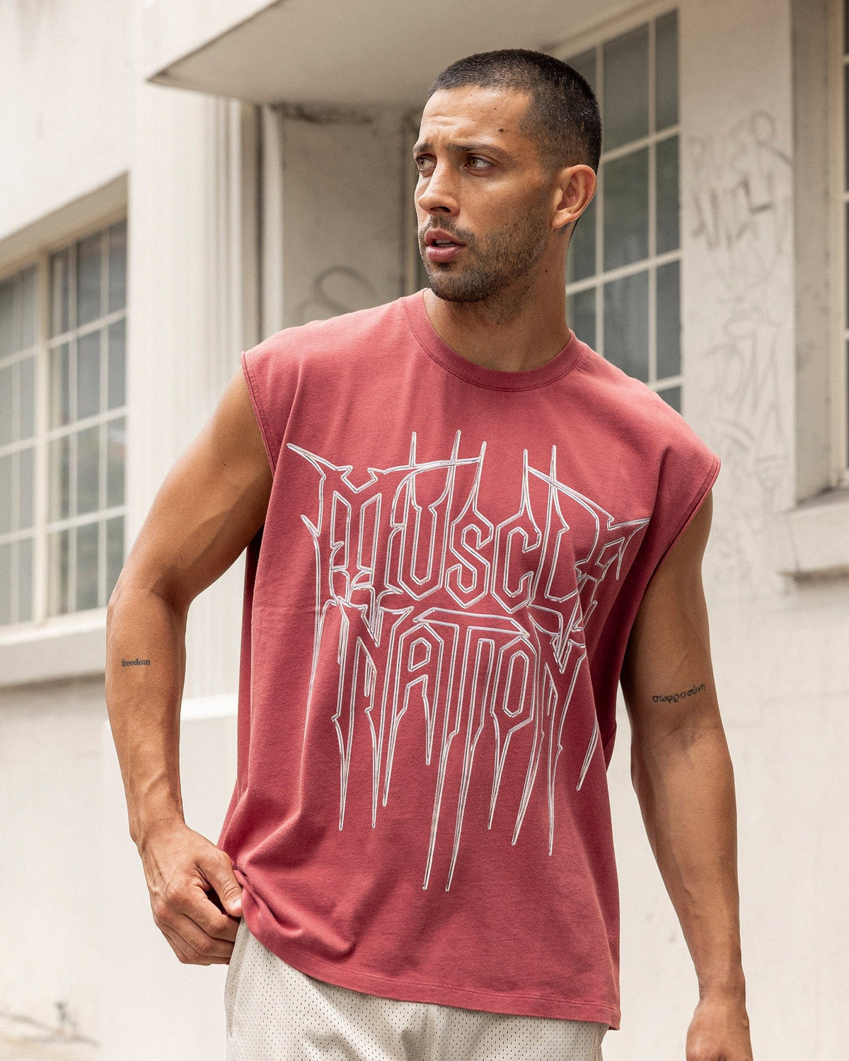 Metalcore Vintage Boxy Tank Washed