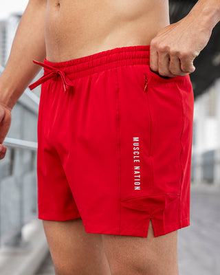 Streamline Training 3" Shorts - Pump Red