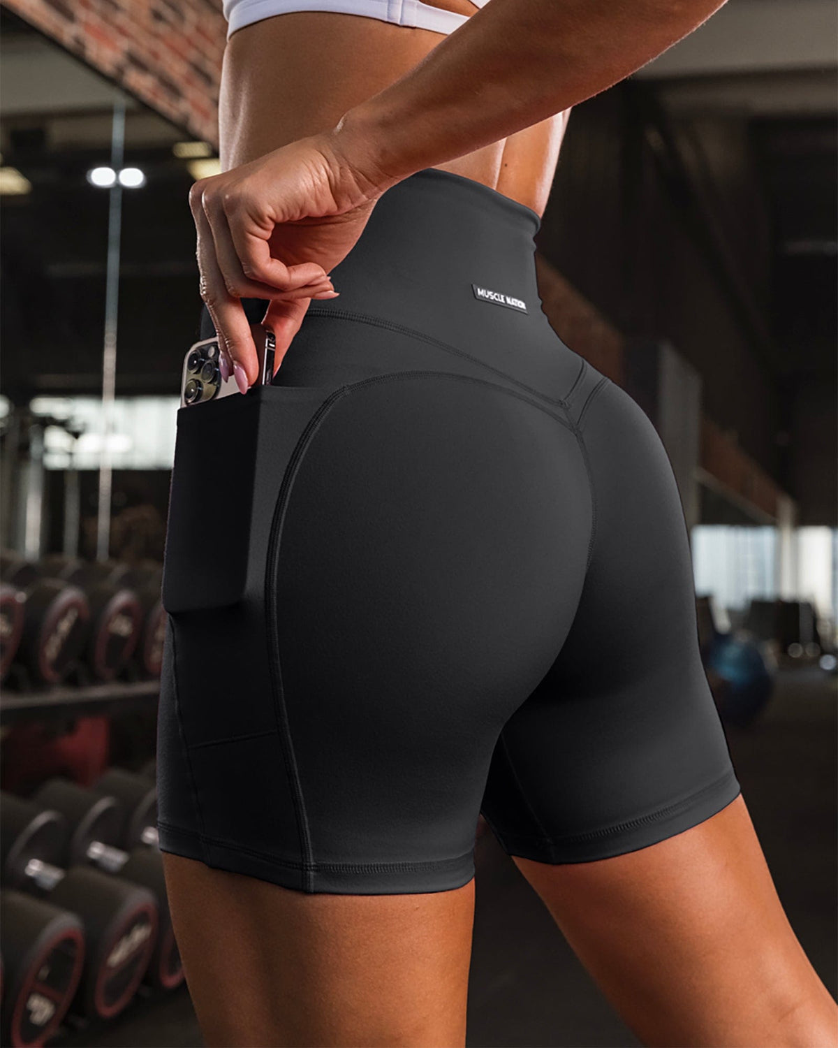 Booty Shaper Pocket Bike Shorts