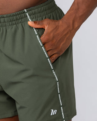 Iconic New Heights 4" Shorts - Dark Khaki-Shorts-S-042511DKHAKI-S-MNAPPRL41943-2-Muscle Nation