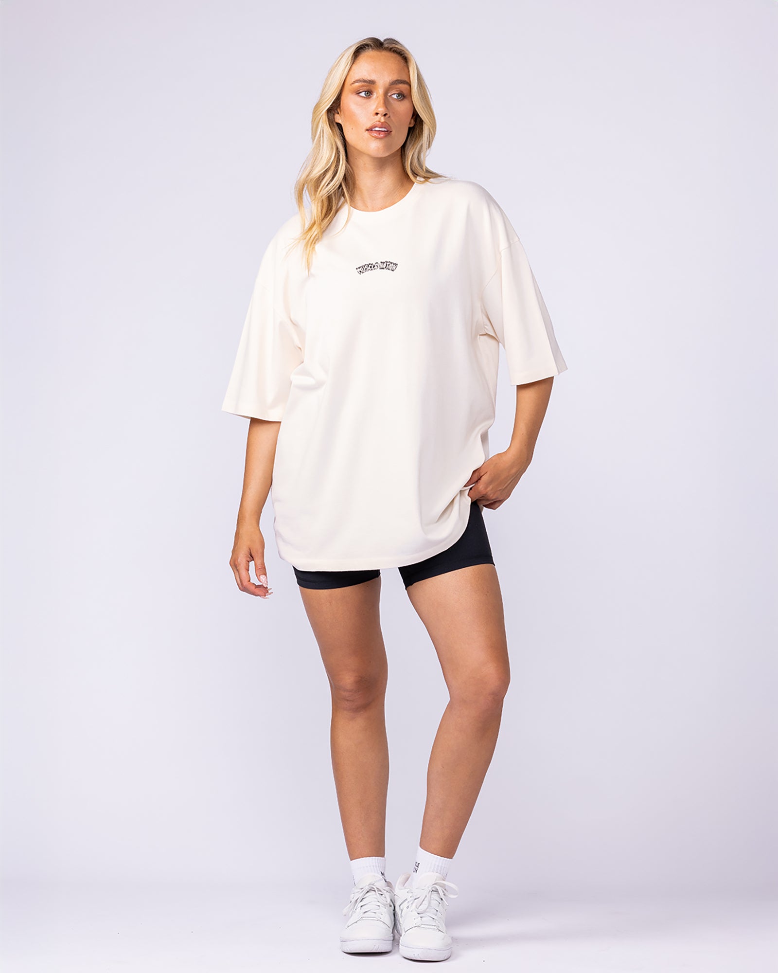 Inferno Oversized Tee - Travertine-T-Shirts-XS-112567TRAV-XS-MNAPPRL47456-9-Muscle Nation