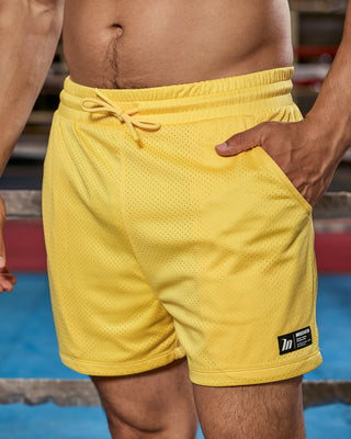 Lay Up 3.5" Shorts - Honeycomb-Shorts-S-112553HYCB-S-MNAPPRL47004-1-Muscle Nation