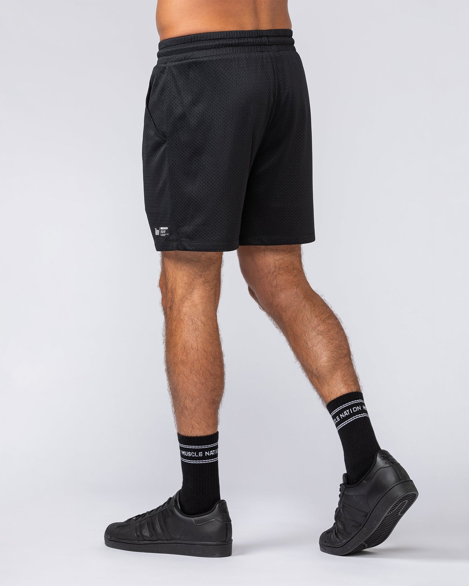 Lay Up 5" Shorts - Black-Shorts-S-072216BLK-S-MNAPPRL16719-4-Muscle Nation
