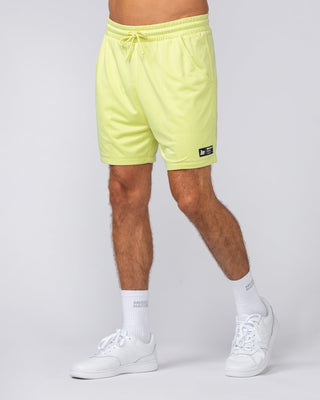 Lay Up 5" Shorts - Pale Limeade-Shorts-S-042518LMADE-S-MNAPPRL41999-1-Muscle Nation