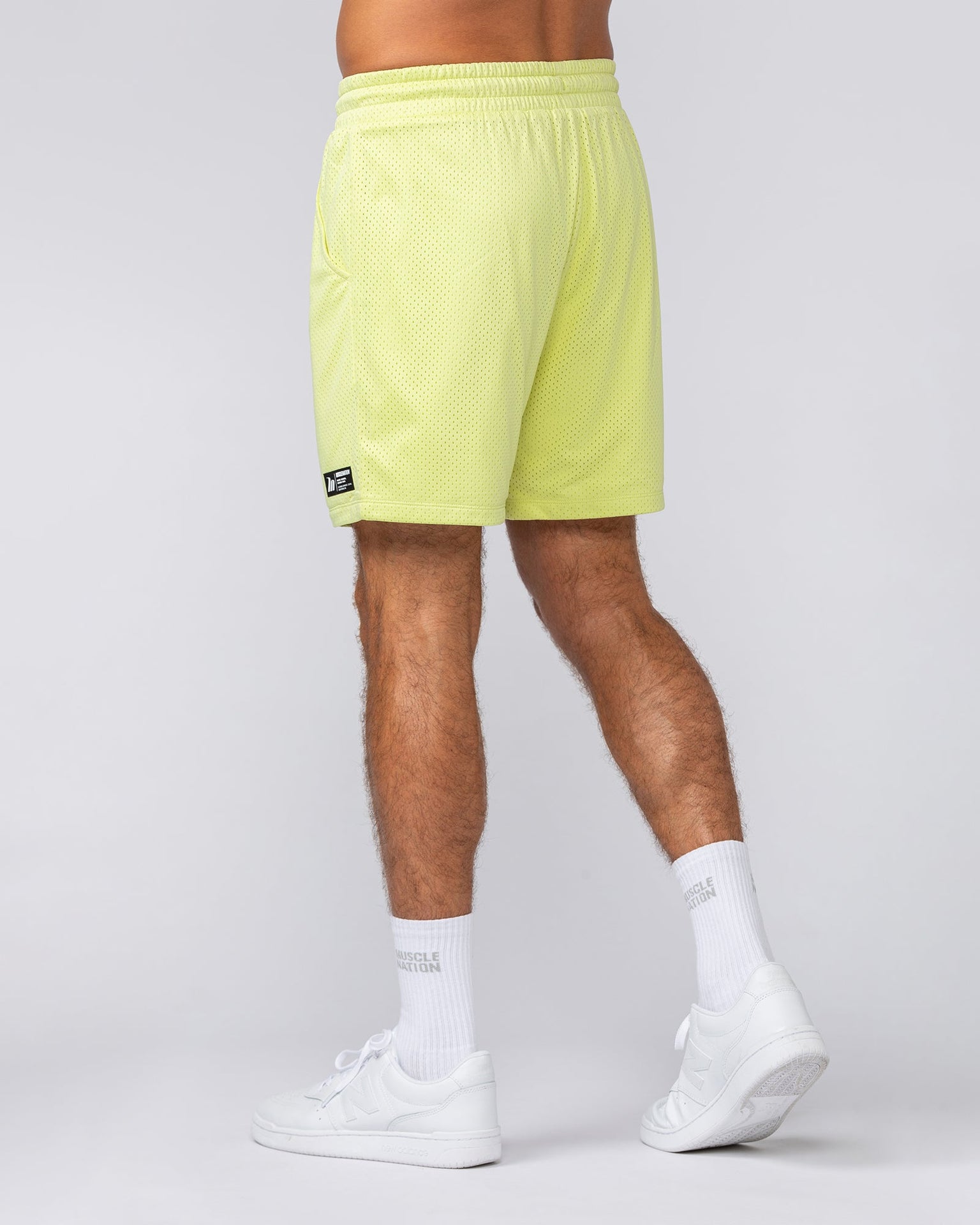 Lay Up 5" Shorts - Pale Limeade-Shorts-S-042518LMADE-S-MNAPPRL41999-3-Muscle Nation