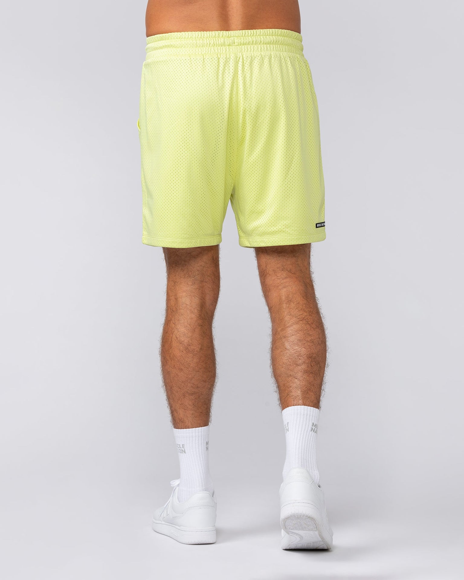 Lay Up 5" Shorts - Pale Limeade-Shorts-S-042518LMADE-S-MNAPPRL41999-4-Muscle Nation