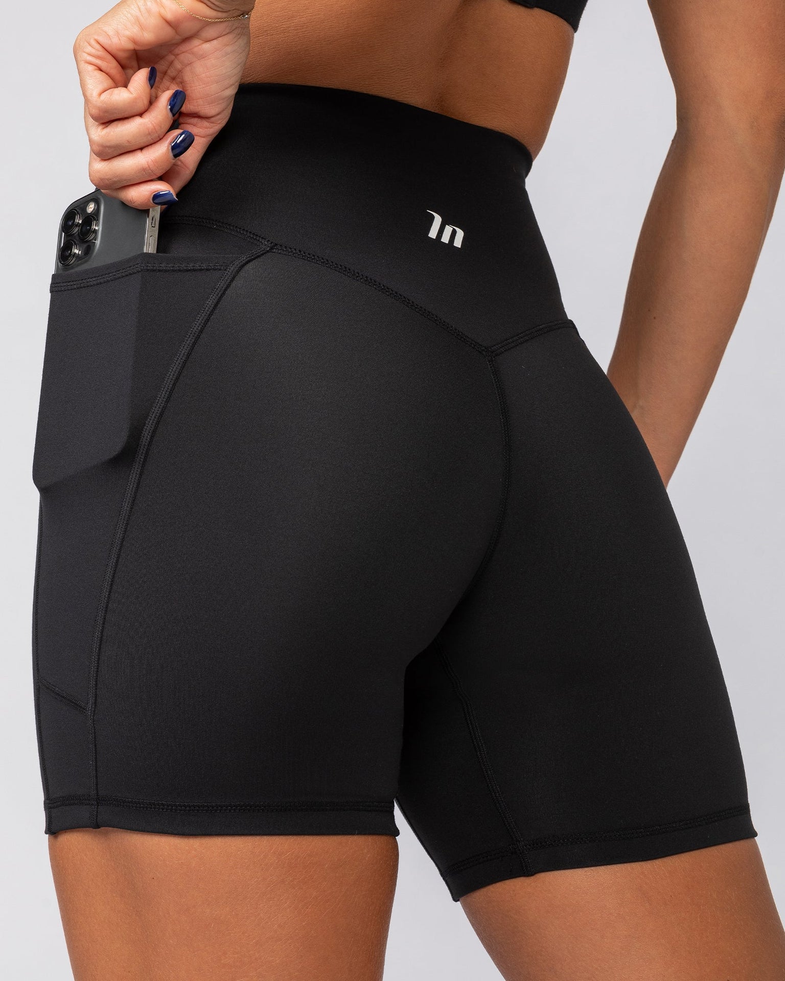 Liberty Pocket Bike Shorts - Black-Shorts-XXS-042535BLK-XXS-MNAPPRL41055-2-Muscle Nation