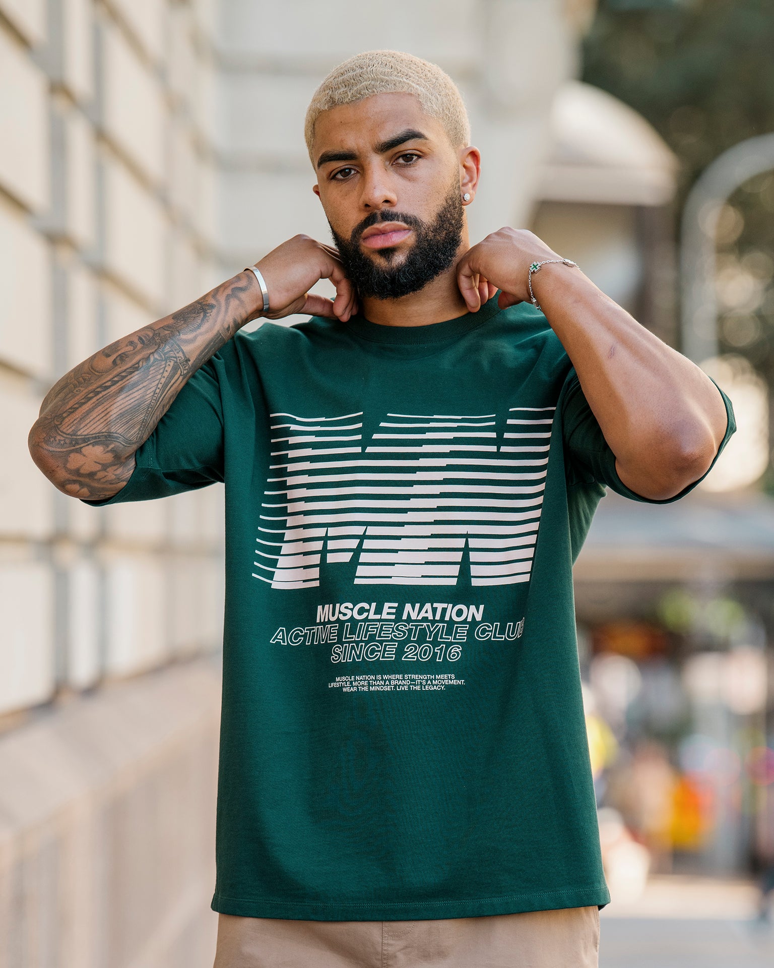 Lifestyle Pump Cover - Sporting Green-T-Shirts-XS-1125179SPTGRN-XS-MNAPPRL47479-1-Muscle Nation