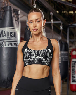 Lift Bra Black - Muscle Nation women's sports bra