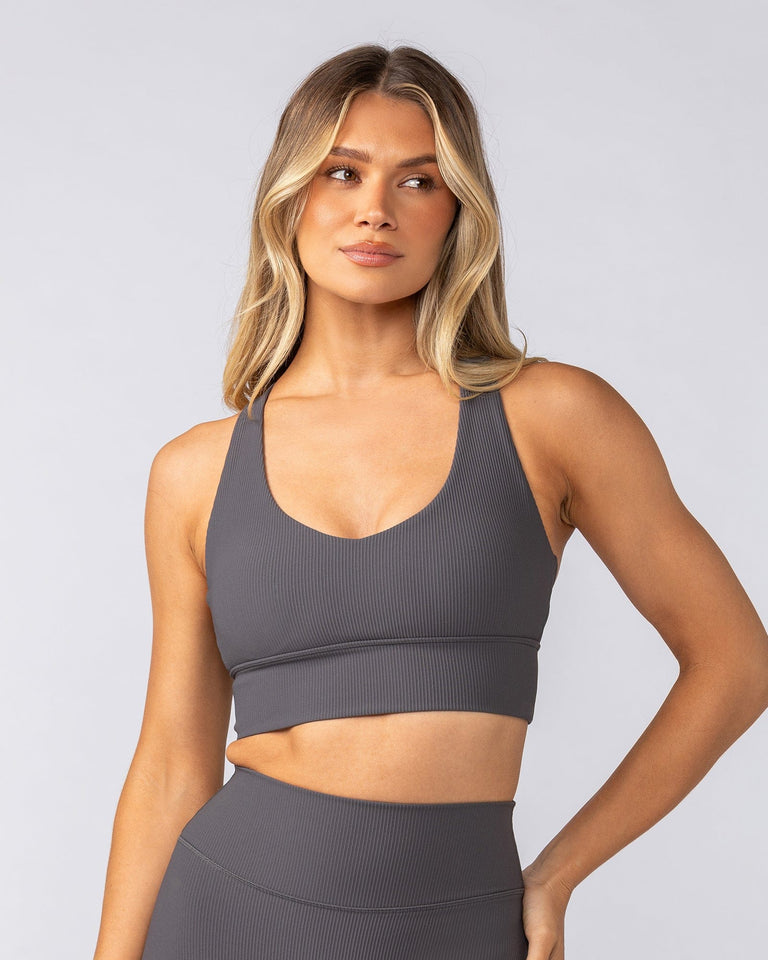 Phantom 18 Rib Lover Longline Rib Bra - Phantom – Muscle Nation
