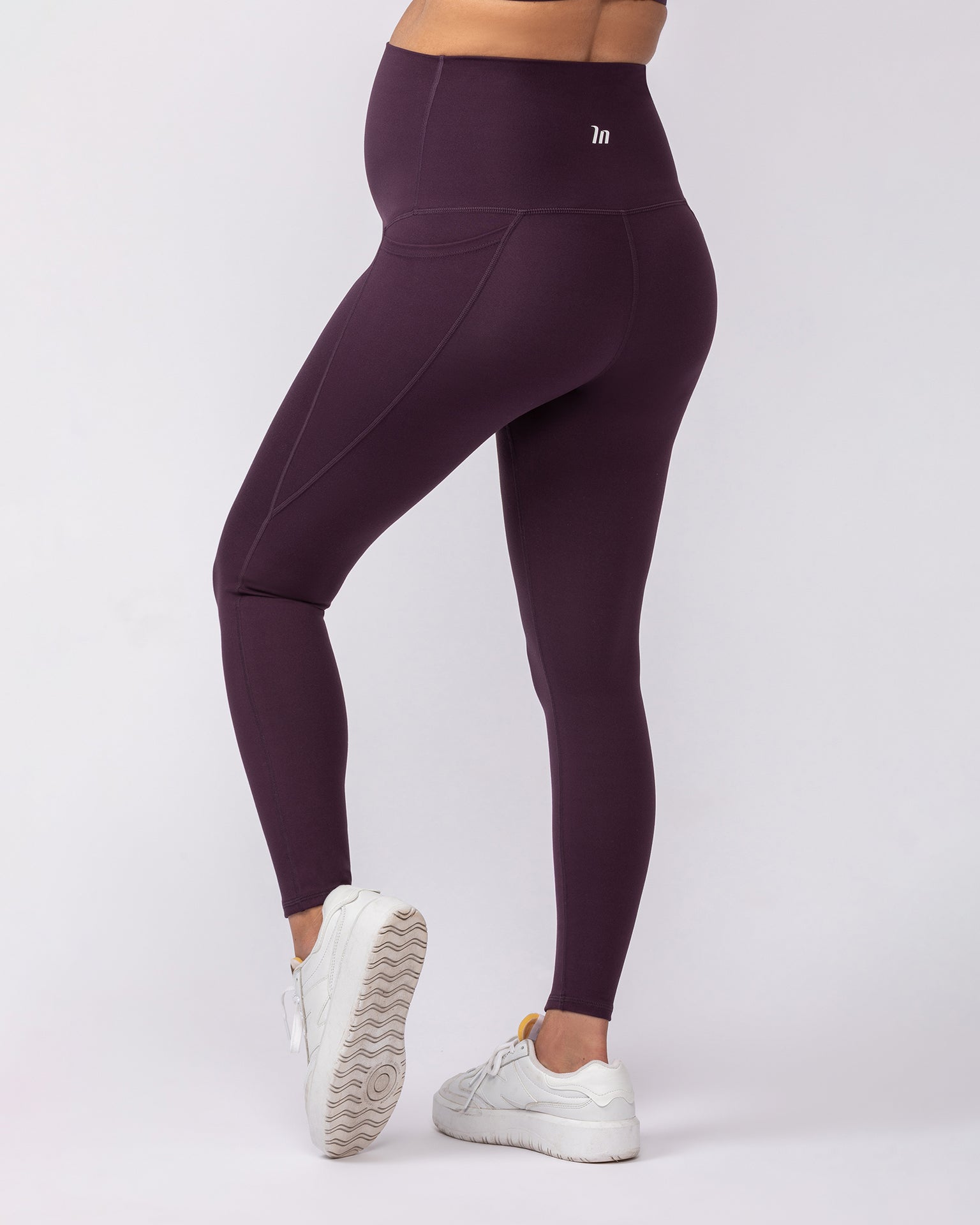 Maternity Everyday Pocket Leggings - Midnight Plum-Maternity-XS-92418MIDNTPL-XS-MNAPPRL42767-5-Muscle Nation