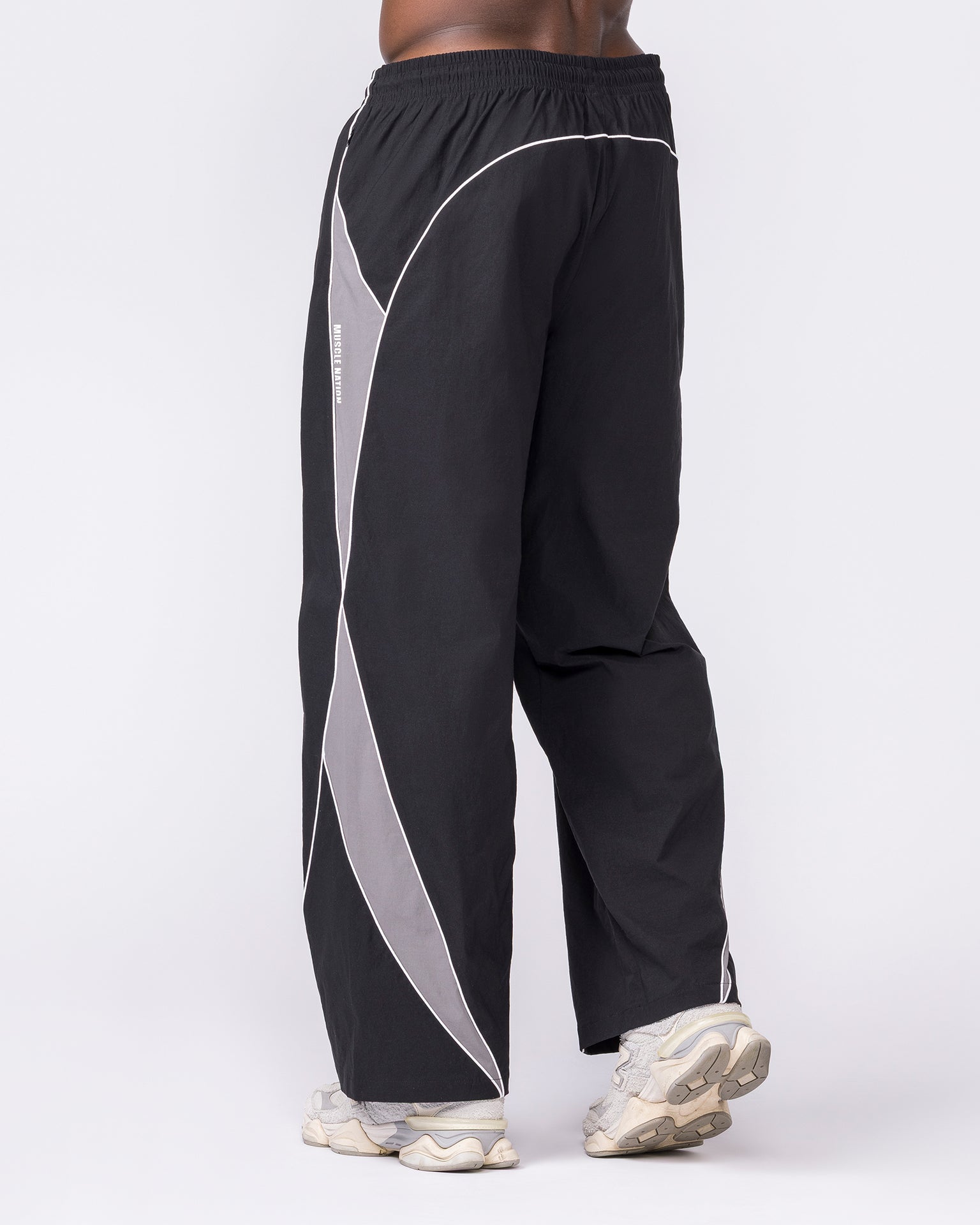 Command Windbreaker Pants - Black-Bottoms-S-032638BLK-S-MNAPPRL49633-5-Muscle Nation