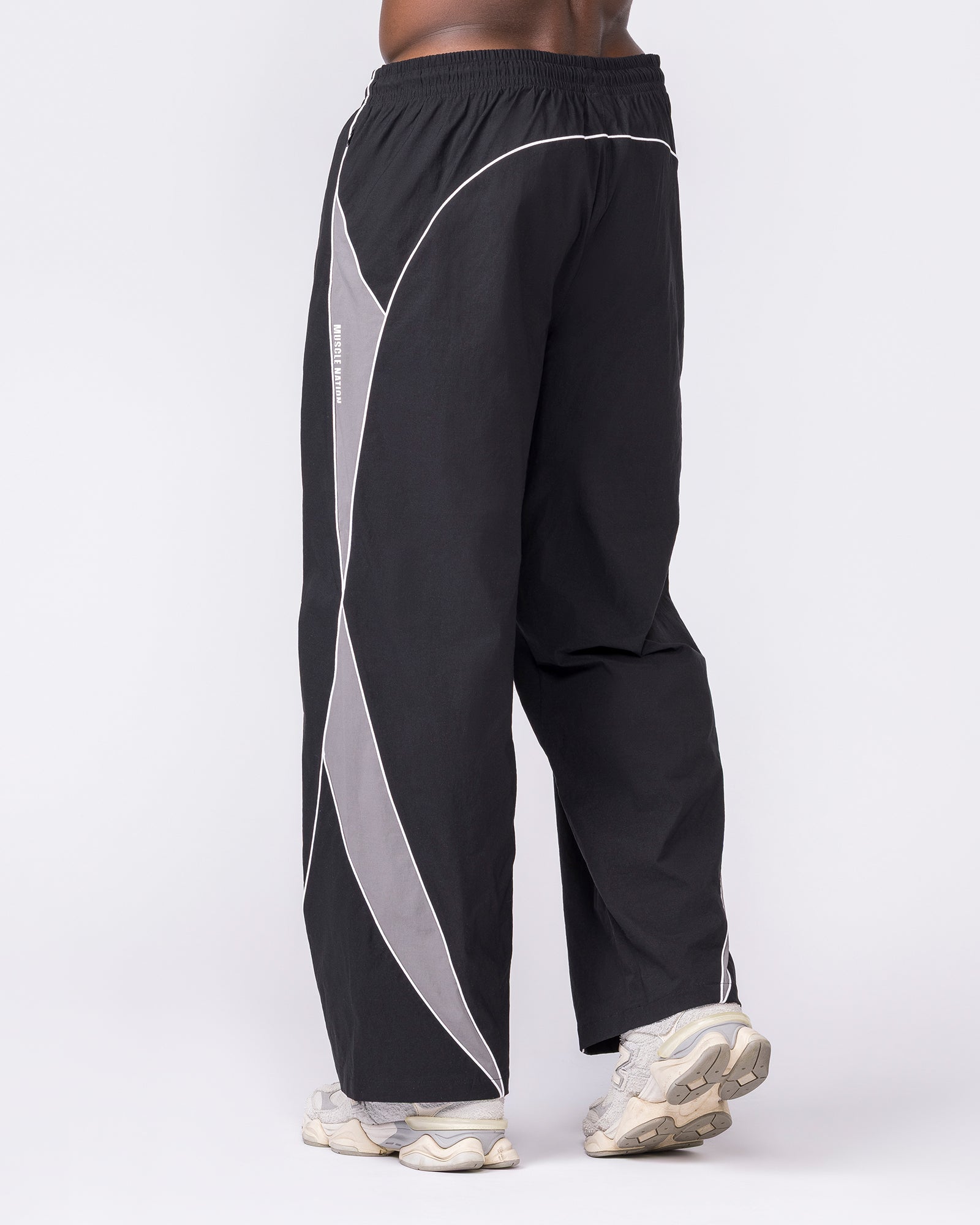 Command Windbreaker Pants - Black-Bottoms-S-032638BLK-S-MNAPPRL49633-5-Muscle Nation
