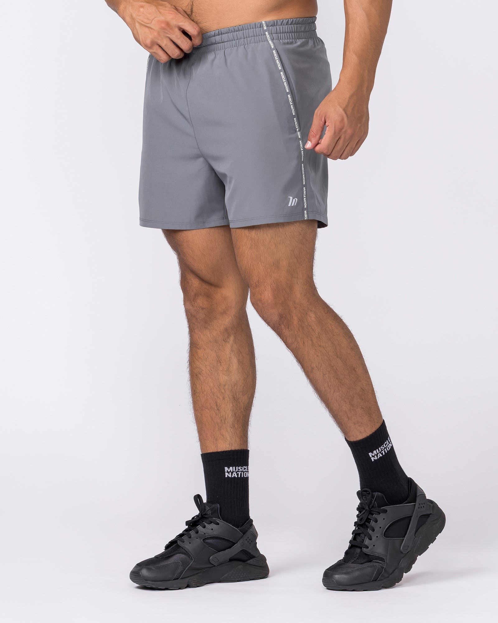 Iconic New Heights 4" Shorts Tornado - Muscle Nation men's gym shorts