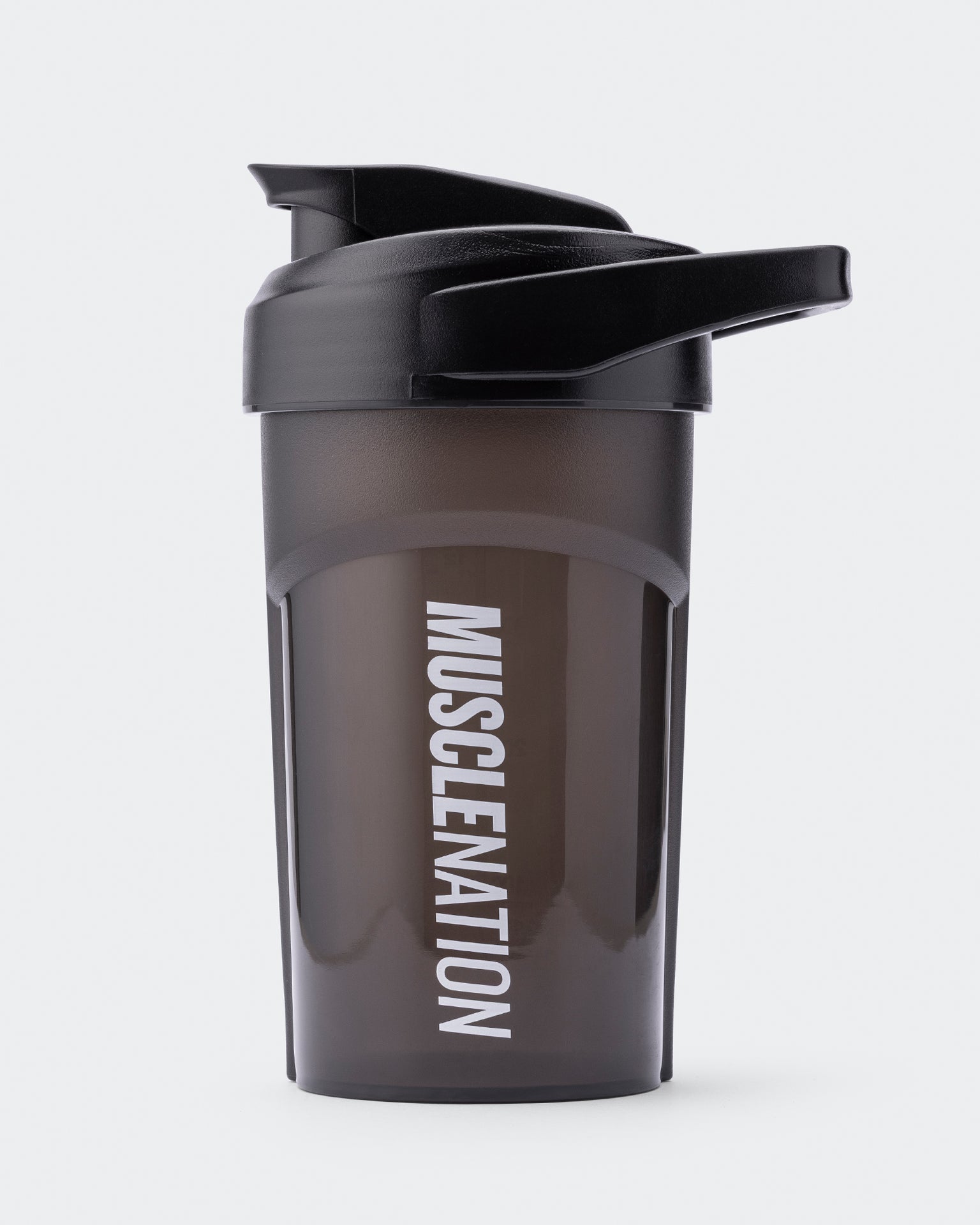 500ml MN Shaker-Accessories-Clear / Black-MNAPPRL22496CLR-ONE-MNAPPRL22496-4-Muscle Nation