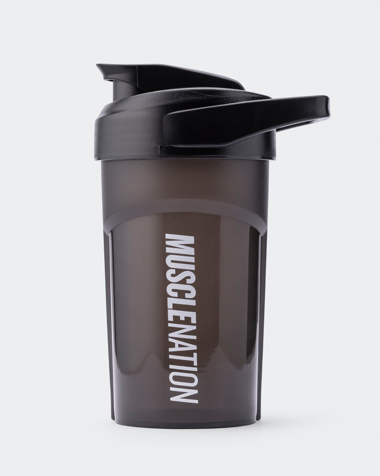 500ml MN Shaker-Accessories-Clear / Black-MNAPPRL22496CLR-ONE-MNAPPRL22496-4-Muscle Nation