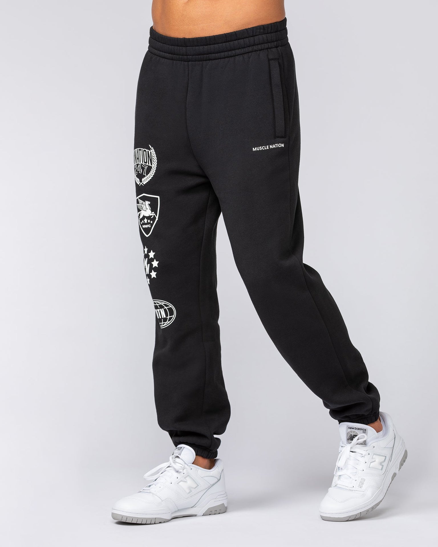 Moto Trackies - Black-Tracksuits-S-042509BLK-S-MNAPPRL41915-2-Muscle Nation