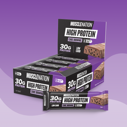 HIGH PROTEIN BAR - Choc Fudge Brownie - Box of 12-Protein Bars-MNSUPPS0417-19359054001906-1-Muscle Nation
