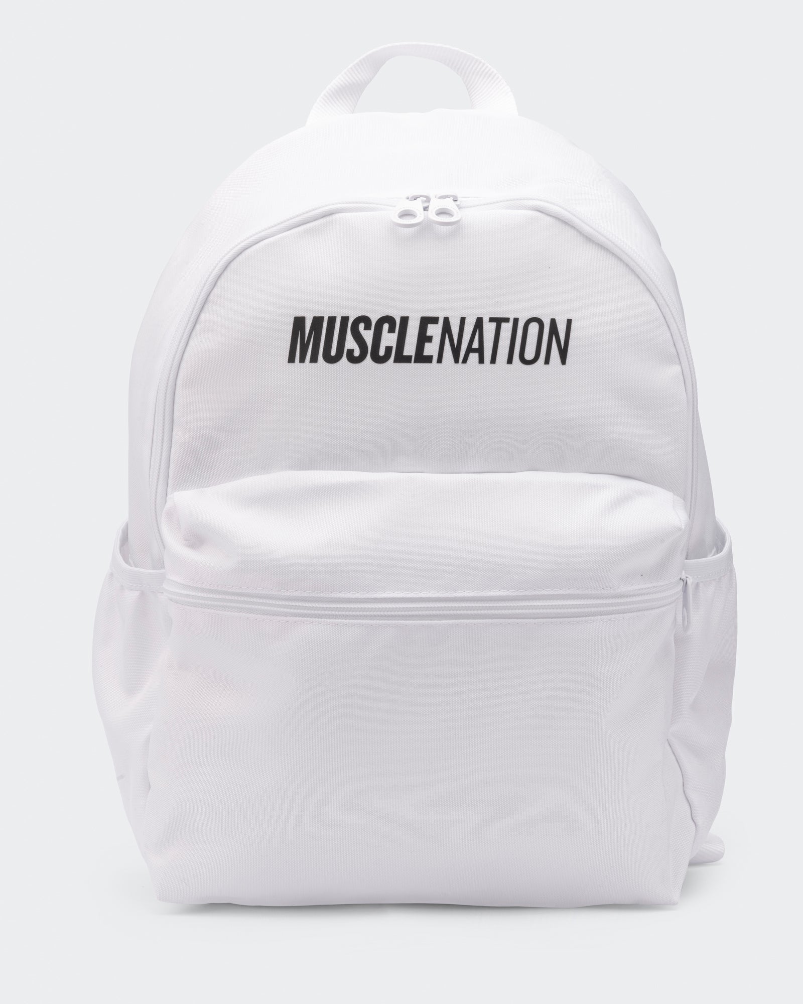 Muscle Nation Backpack - White-Accessories-ACC1125217WHT-MNAPPRL47986-1-Muscle Nation