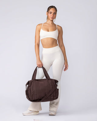Muscle Nation Corduroy Tote Bag - Espresso