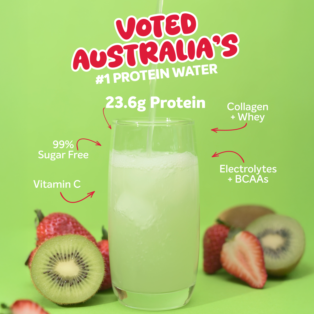 PROTEIN WATER - Kiwi Strawberry - 25 serves-Protein Waters-MNSUPPS0255-9359054001244-2-Muscle Nation