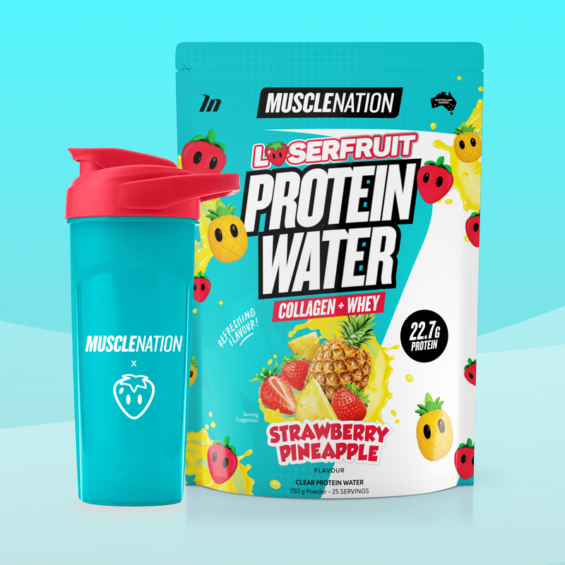 LOSERFRUIT PROTEIN WATER - Strawberry Pineapple - 25 serves-Protein Waters-MNSUPPS0375-9359054002388-1-Muscle Nation