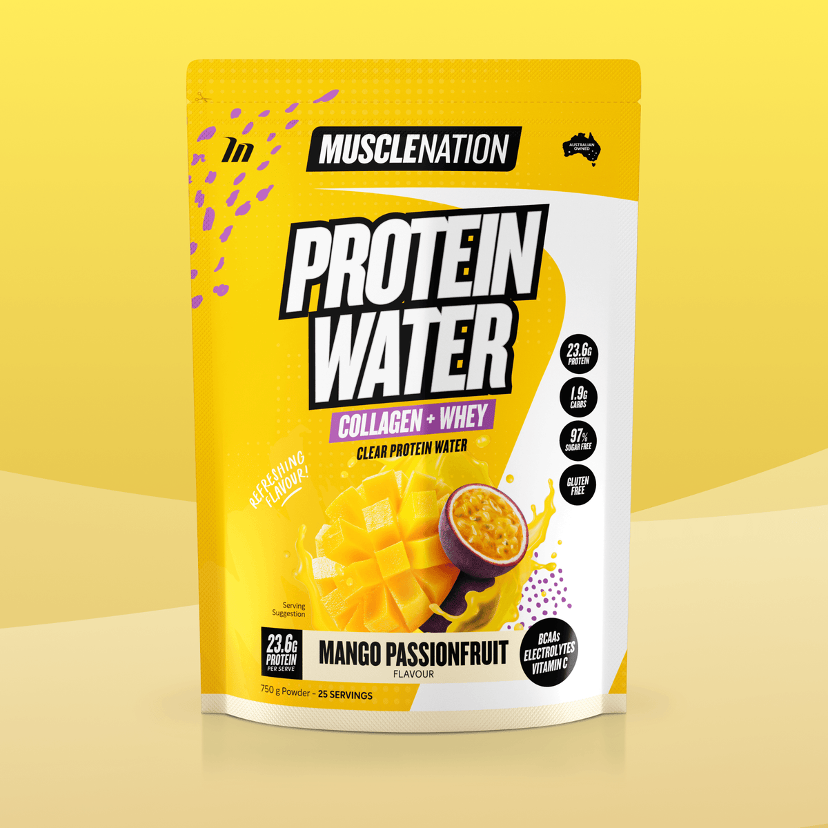 PROTEIN WATER - Mango Passionfruit - 25 serves