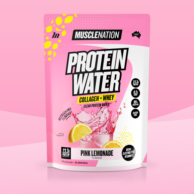 PROTEIN WATER - Pink Lemonade - 25 serves-Protein Waters-MNSUPPS0376-9359054002845-1-Muscle Nation