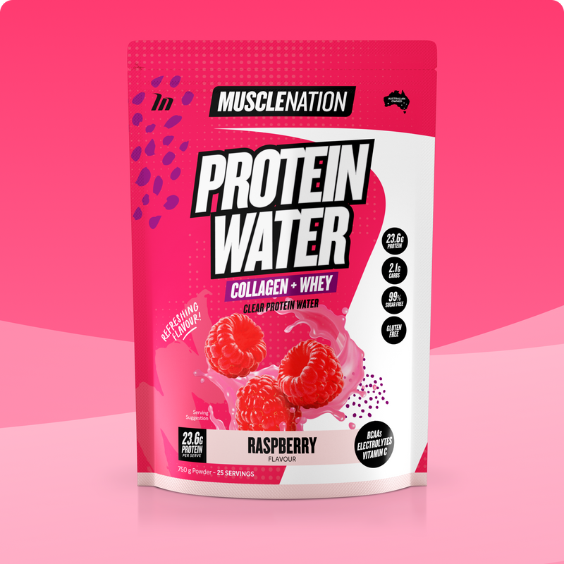 PROTEIN WATER - Raspberry - 25 serves-Protein Waters-MNSUPPS0210-9359054001237-1-Muscle Nation