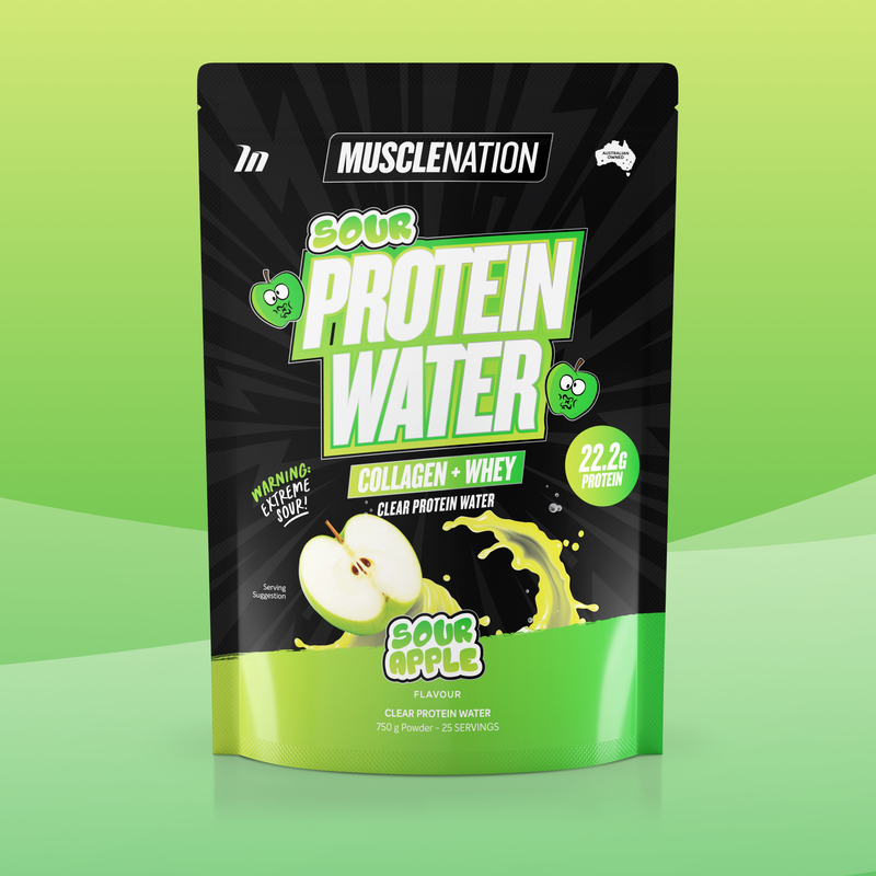 PROTEIN WATER - Sour Apple - 25 serves-Protein Waters-MNSUPPS0381-9359054002807-1-Muscle Nation