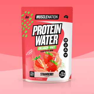 PROTEIN WATER - Strawberry - 25 serves-Protein Waters-MNSUPPS0301-9359054001268-1-Muscle Nation