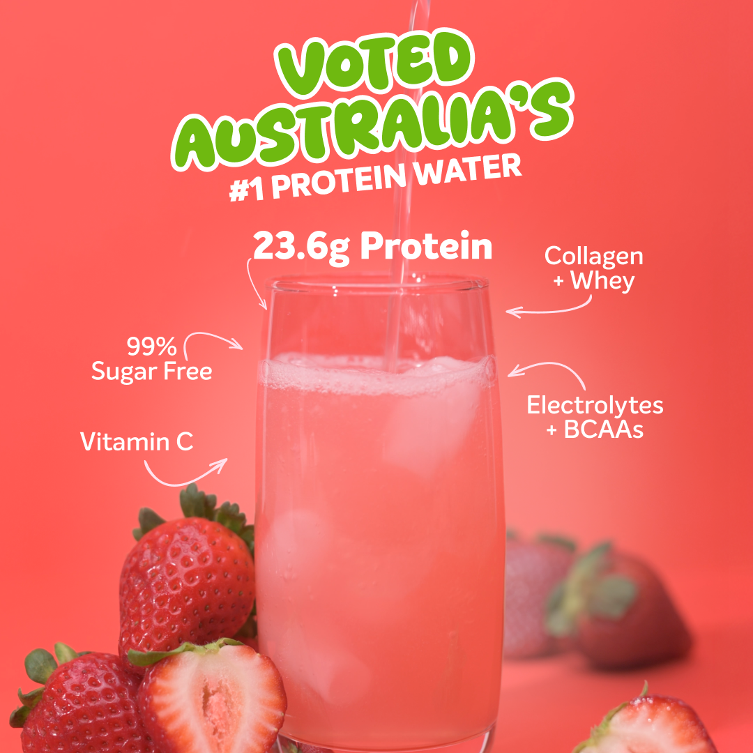 PROTEIN WATER - Strawberry - 25 serves-Protein Waters-MNSUPPS0301-9359054001268-2-Muscle Nation