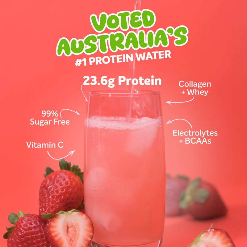 PROTEIN WATER - Strawberry - 25 serves-Protein Waters-MNSUPPS0301-9359054001268-2-Muscle Nation
