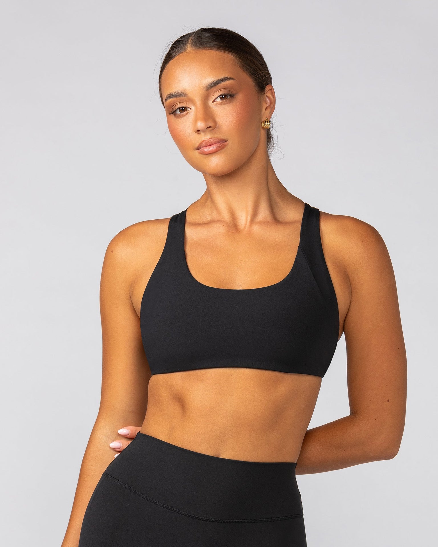 Rebel Bralette - Black-Bralettes-XXS-042530BLK-XXS-MNAPPRL41590-3-Muscle Nation