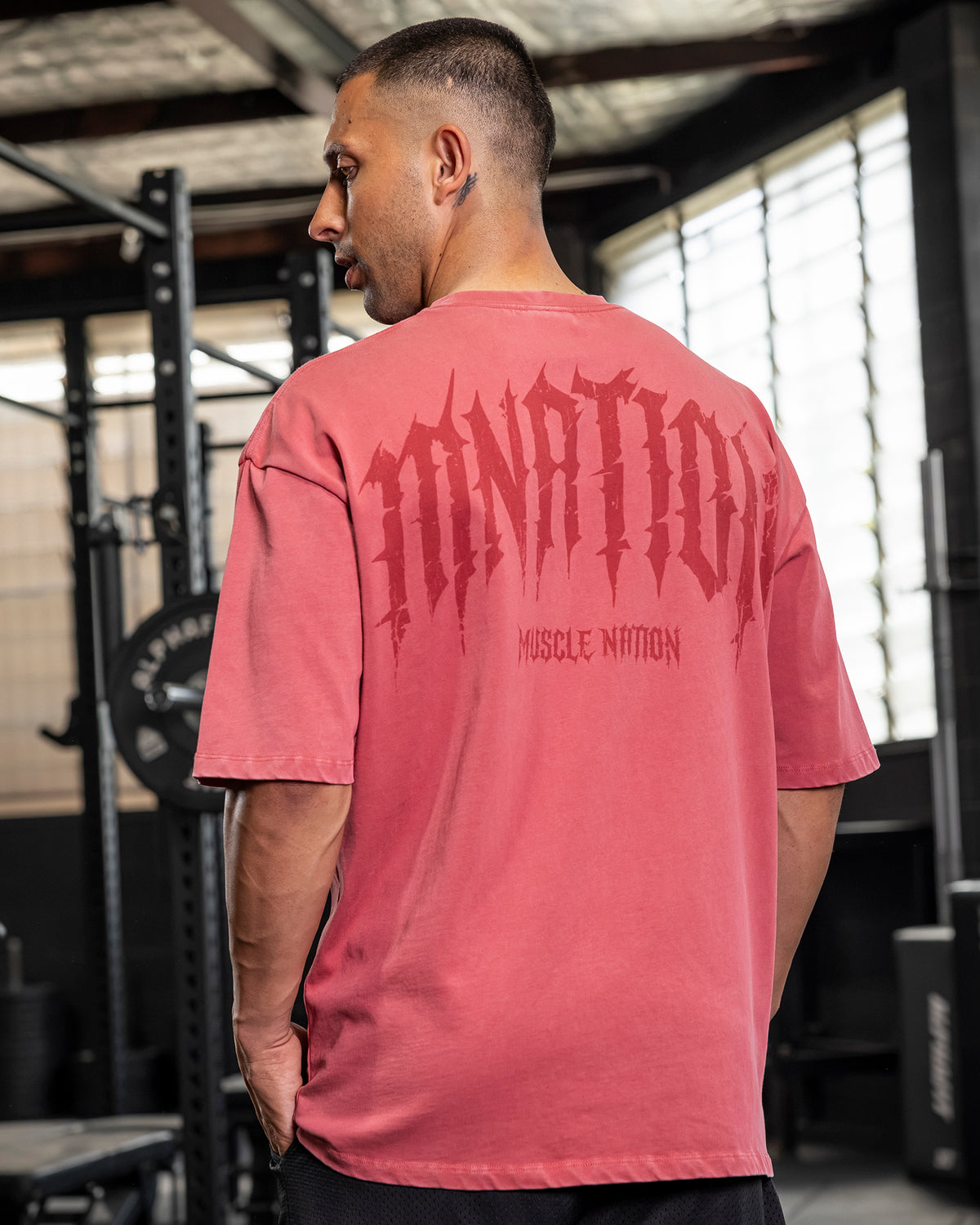 Relic Oversized Tee - Washed Cherry
