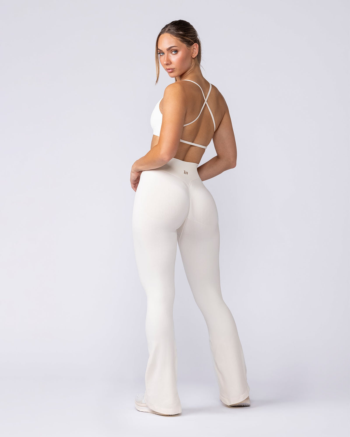 Revealed Seamless Flare Leggings Regular - Travertine