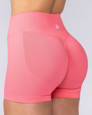 Revealed Seamless Midway Shorts - Pink Coral