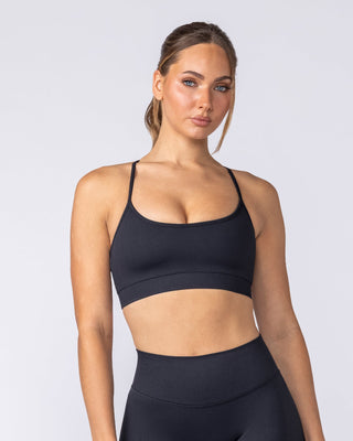 Revealed T-Back Seamless Bra - Black