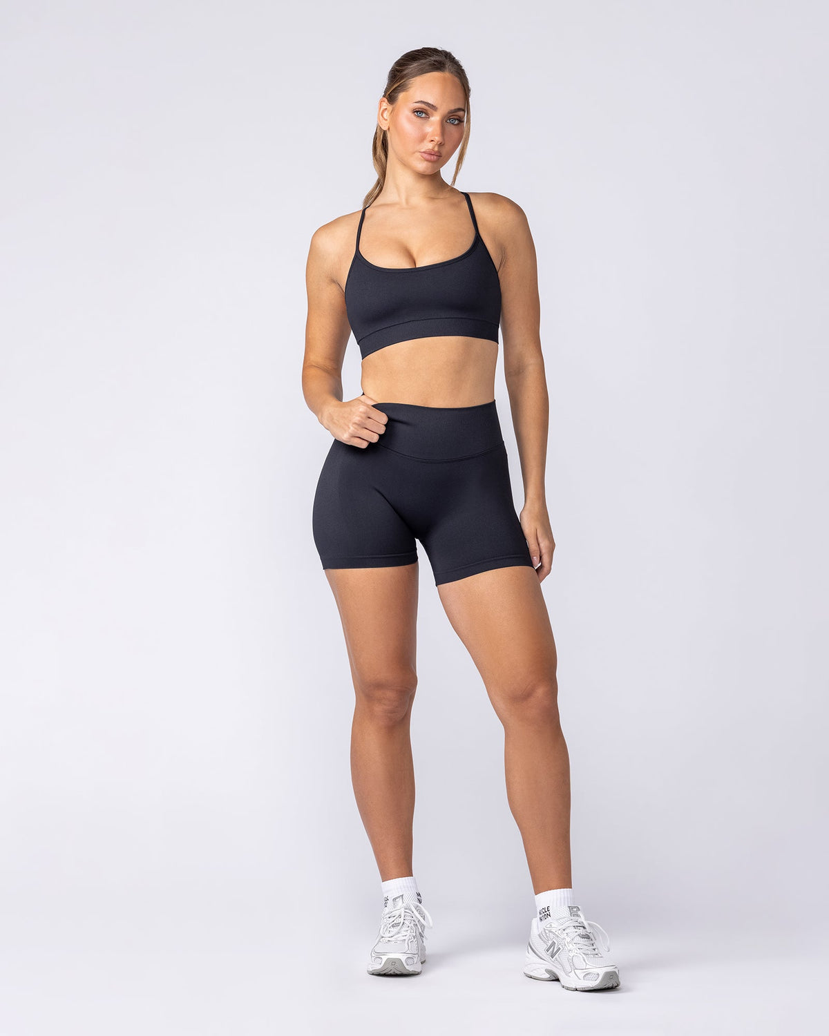 Revealed T-Back Seamless Bra - Black