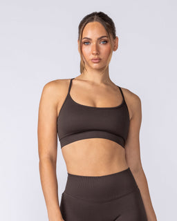 Revealed T-Back Seamless Bra - Cocoa