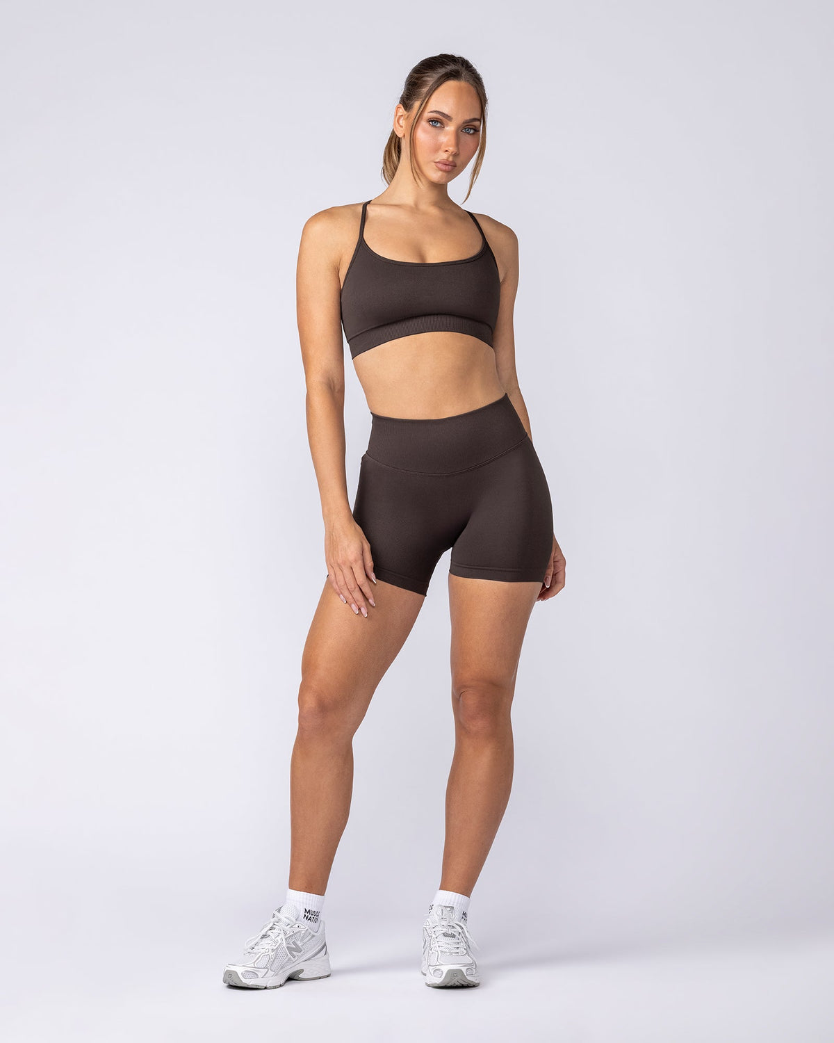 Revealed T-Back Seamless Bra - Cocoa
